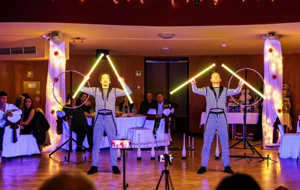 led zsonglőr botok